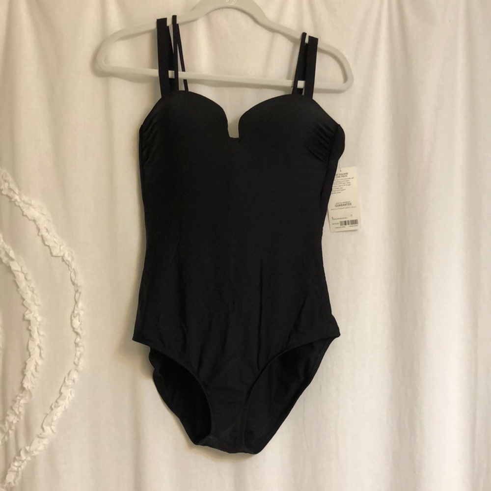 Athleta one piece black swimsuit